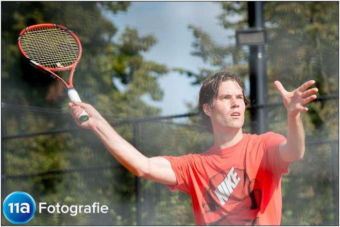 Tennis foto's Den Bosch - Sportfotoshoot van Martijn en Rob