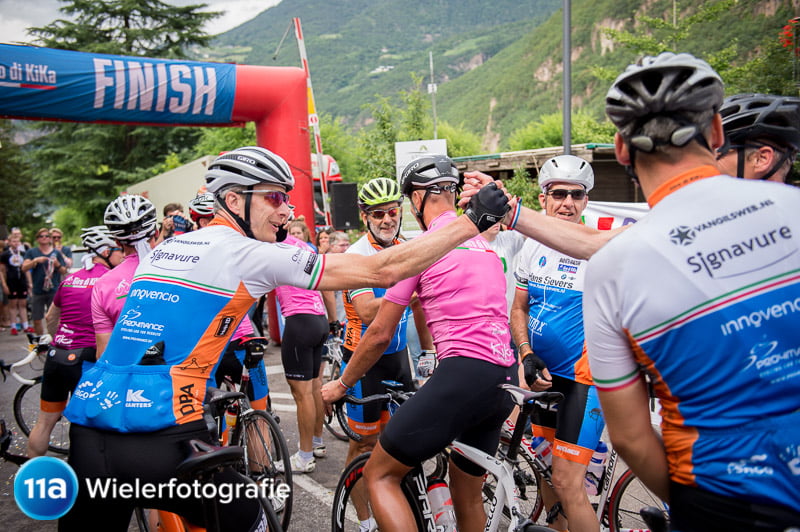 Wielerfoto's tijdens de Giro di Kika